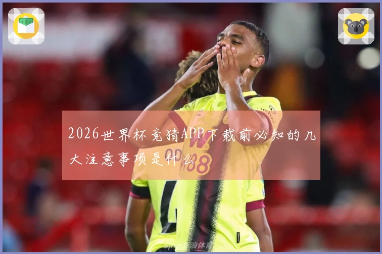 2026世界杯竞猜APP下载前必知的几大注意事项是什么
