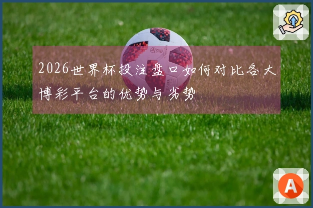 2026世界杯投注盘口如何对比各大博彩平台的优势与劣势