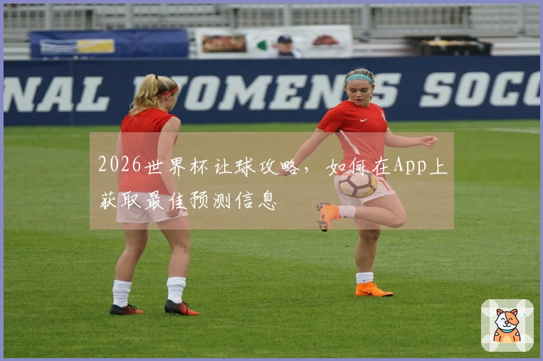2026世界杯让球攻略,如何在App上获取最佳预测信息