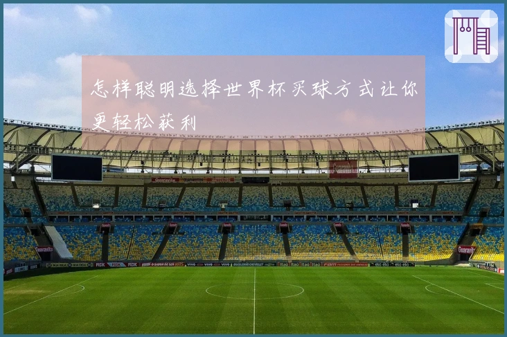怎样聪明选择世界杯买球方式让你更轻松获利